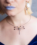 Collier Lullaby - aile de libellule