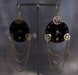 "Regina" earrings - Black Dial