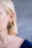 "Chrysalide" earrings - Green Charaxe