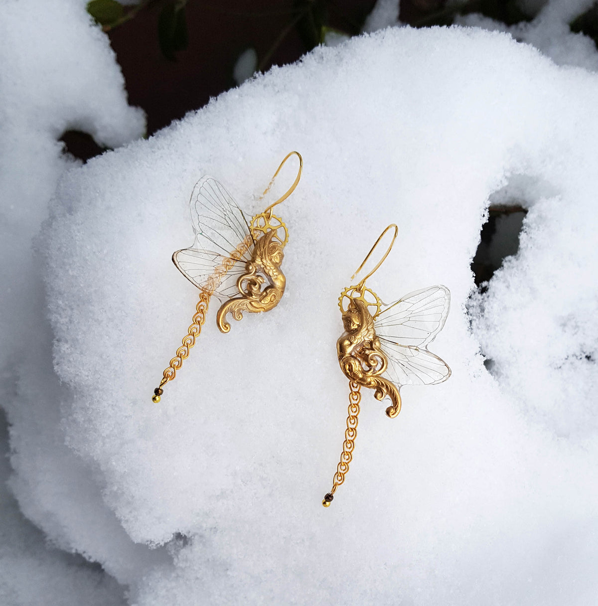 Boucles d'oreille Sphinx Cigale