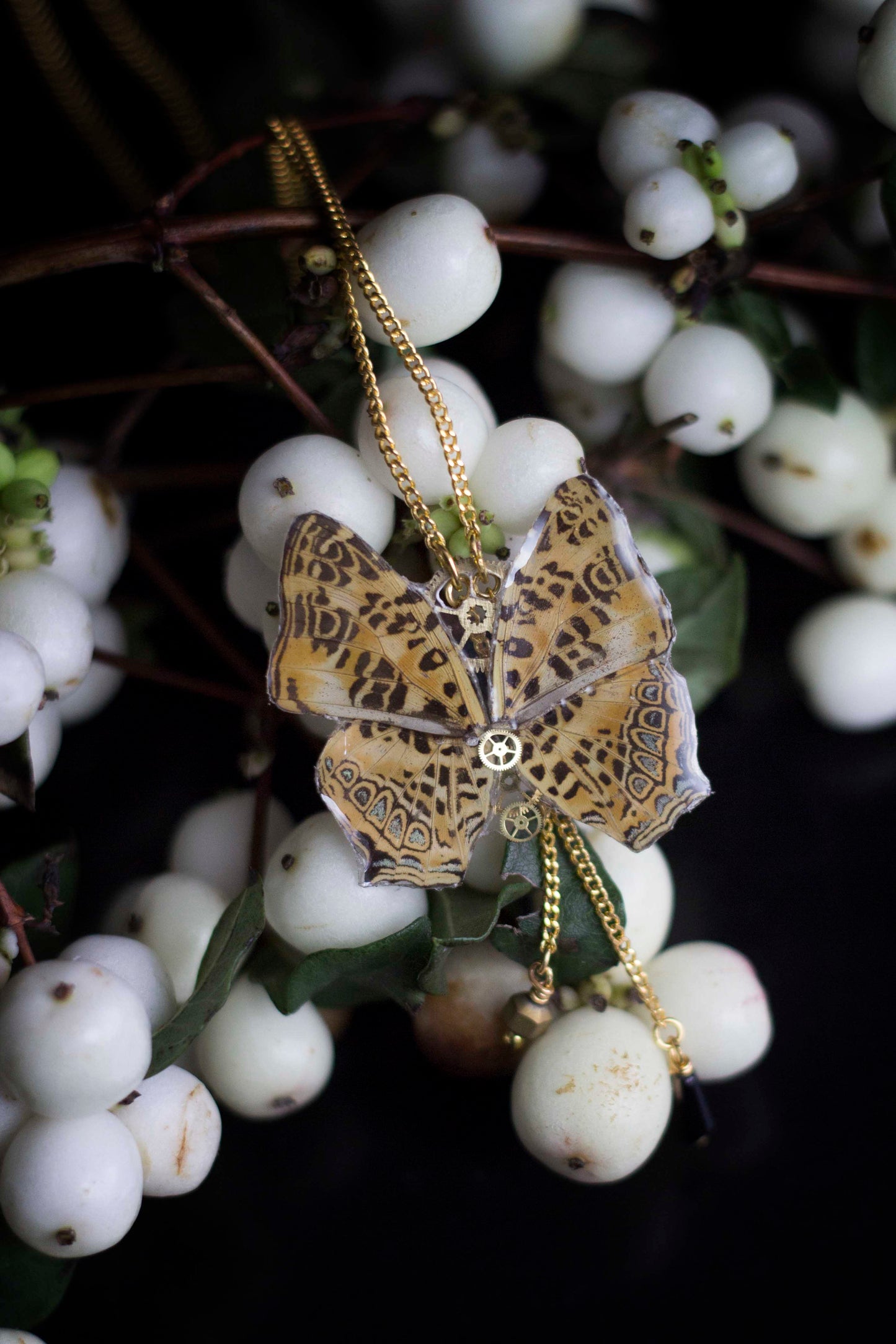 Necklace "Psyche" - Leopard