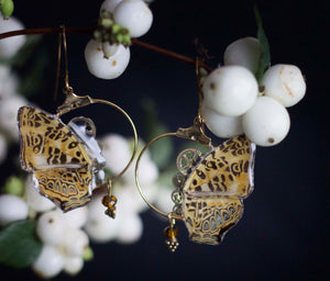 "Minimago" earrings - Leopard