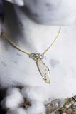 Cicada wing necklace - Crystal