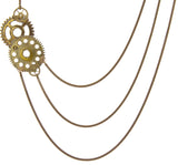 Necklace "Asymmetric" - Gear