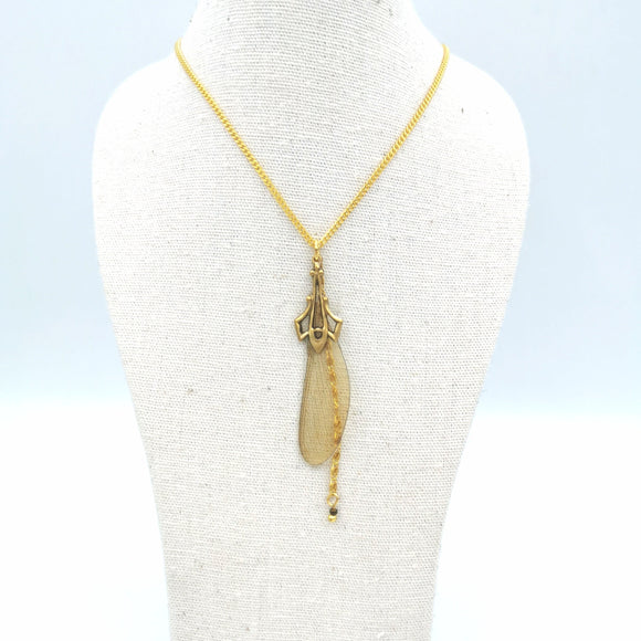 // Private sale // Dragonfly wing necklace