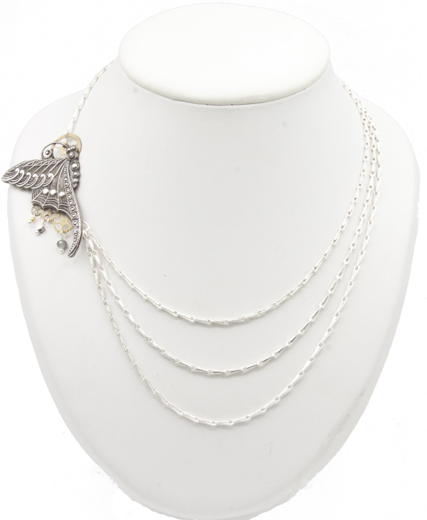 Collier "Fauna" asymétrique