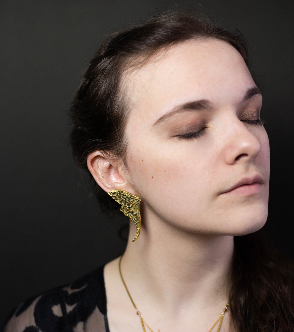 Boucles d'oreille clou "Fauna"