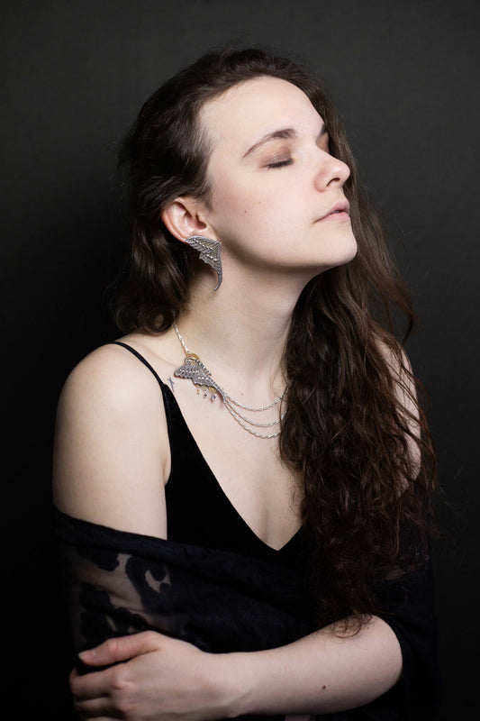 Collier "Fauna" asymétrique