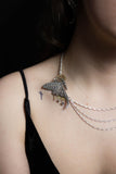 Asymmetric "Fauna" necklace