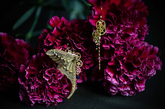 Boucle d'oreille Fauna Asymétriques or