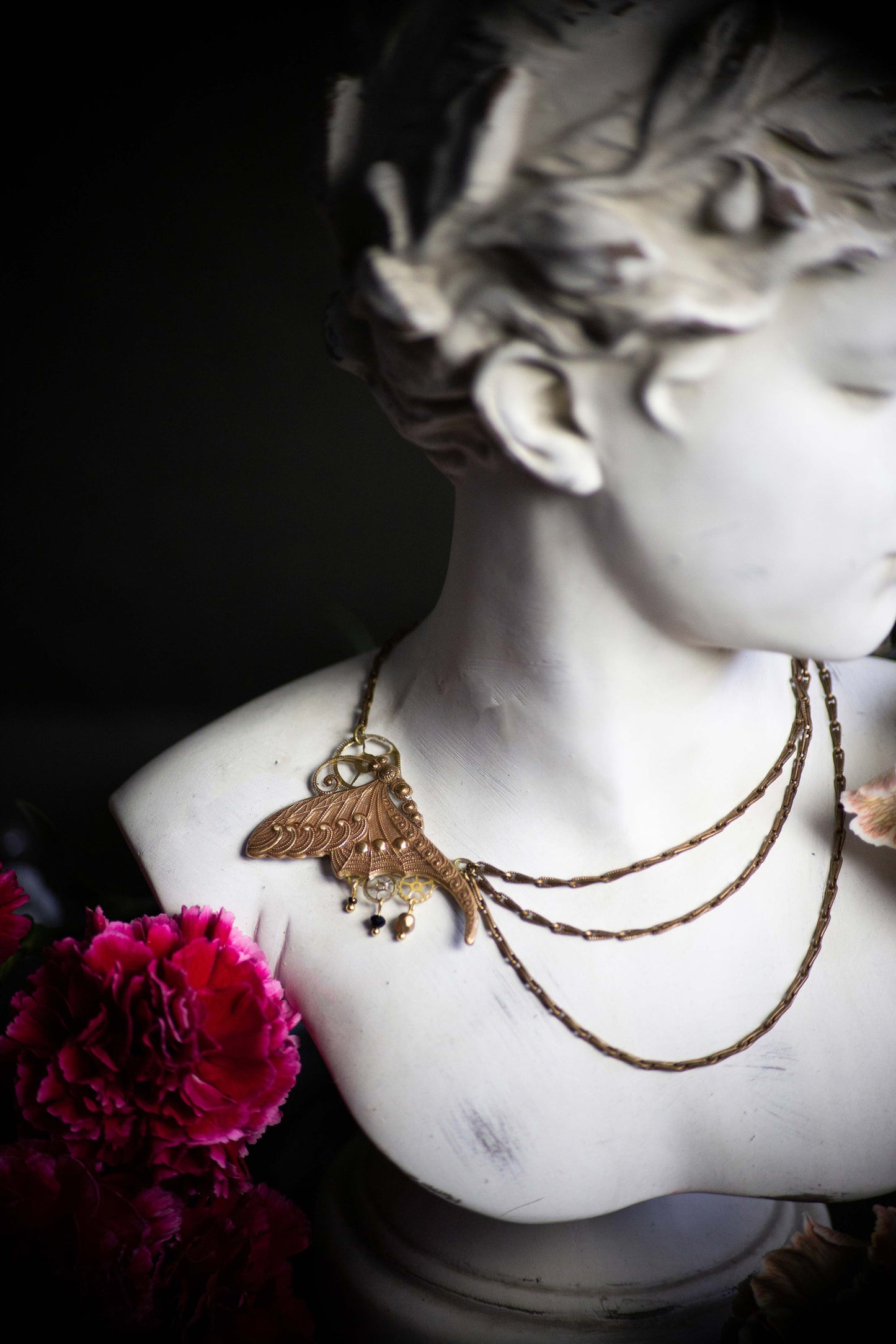 Collier "Fauna" asymétrique