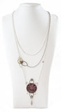 "Fleur de Lys" long necklace