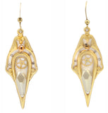 Gold "Mandragore" earrings