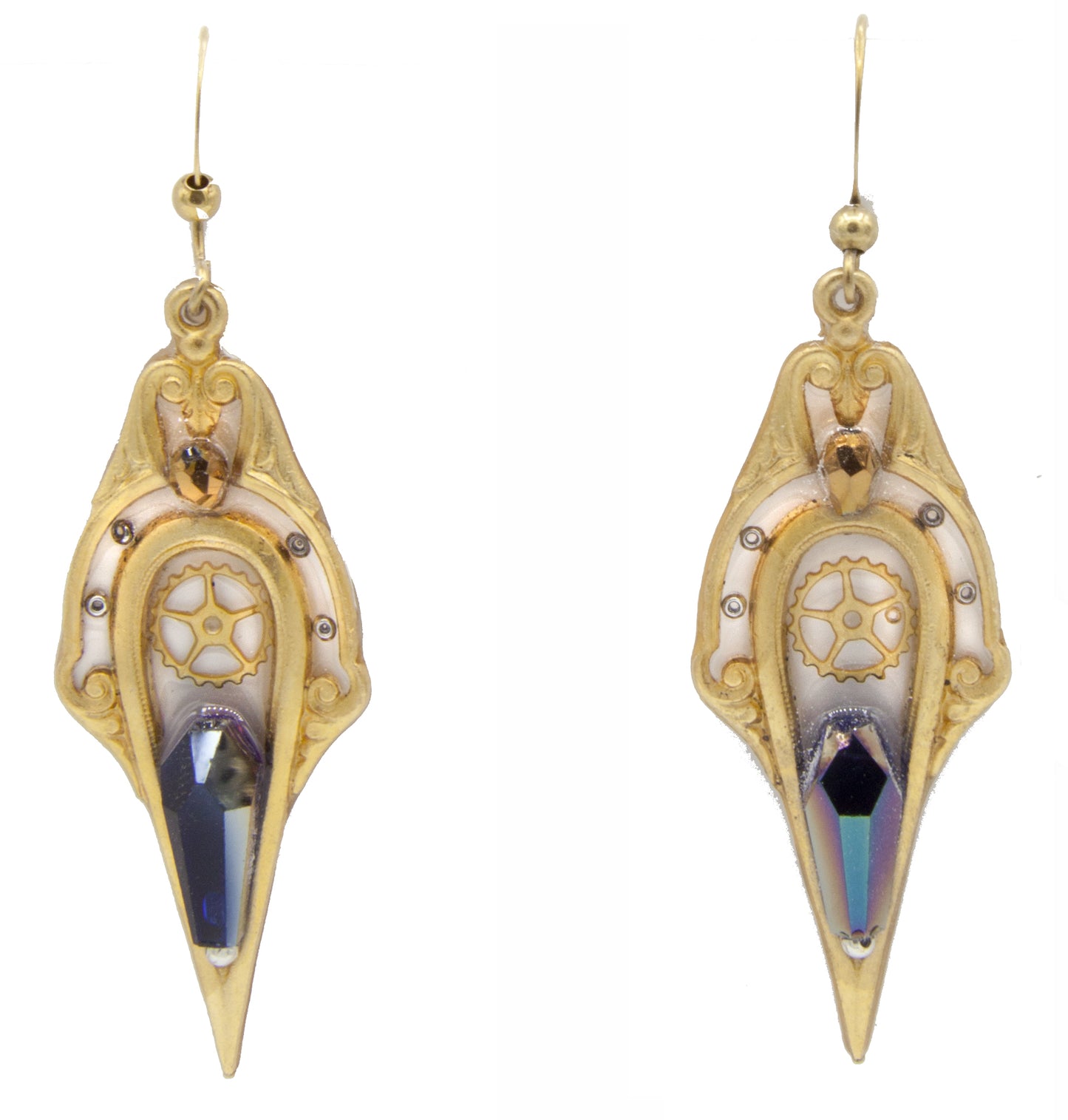 Gold "Mandragore" earrings