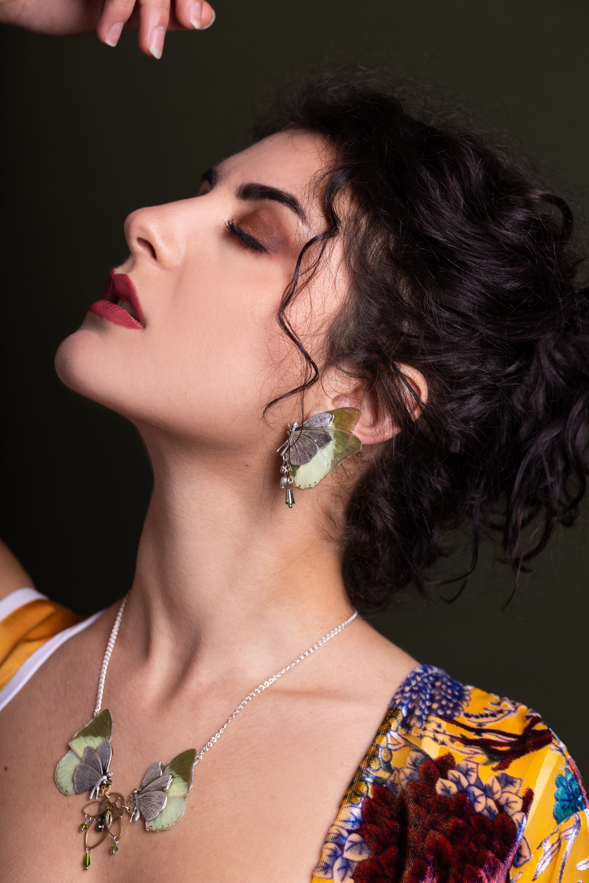 Bijou steampunk Art Nouveau collier Green Charaxes engrenage horlogerie – Victorian Rehab Hérault