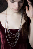 "Multichaines" long necklace - Engrenage
