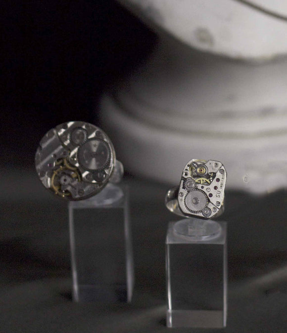 Bague mécanisme de montre ancienne